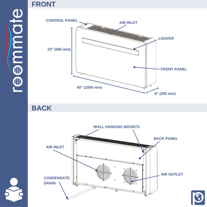 Roommate Micro Heat Pump - Standard (115v)