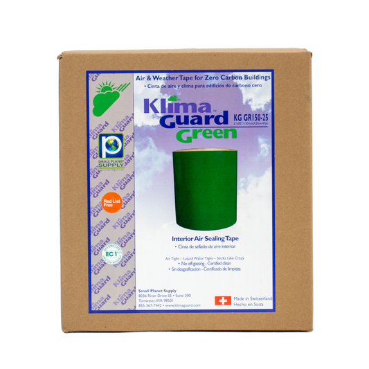 KlimaGuard Green Interior Sealing Tape: 6" Wide - Small Planet Supply Canada